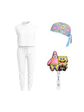 Clinical White Scrub Set