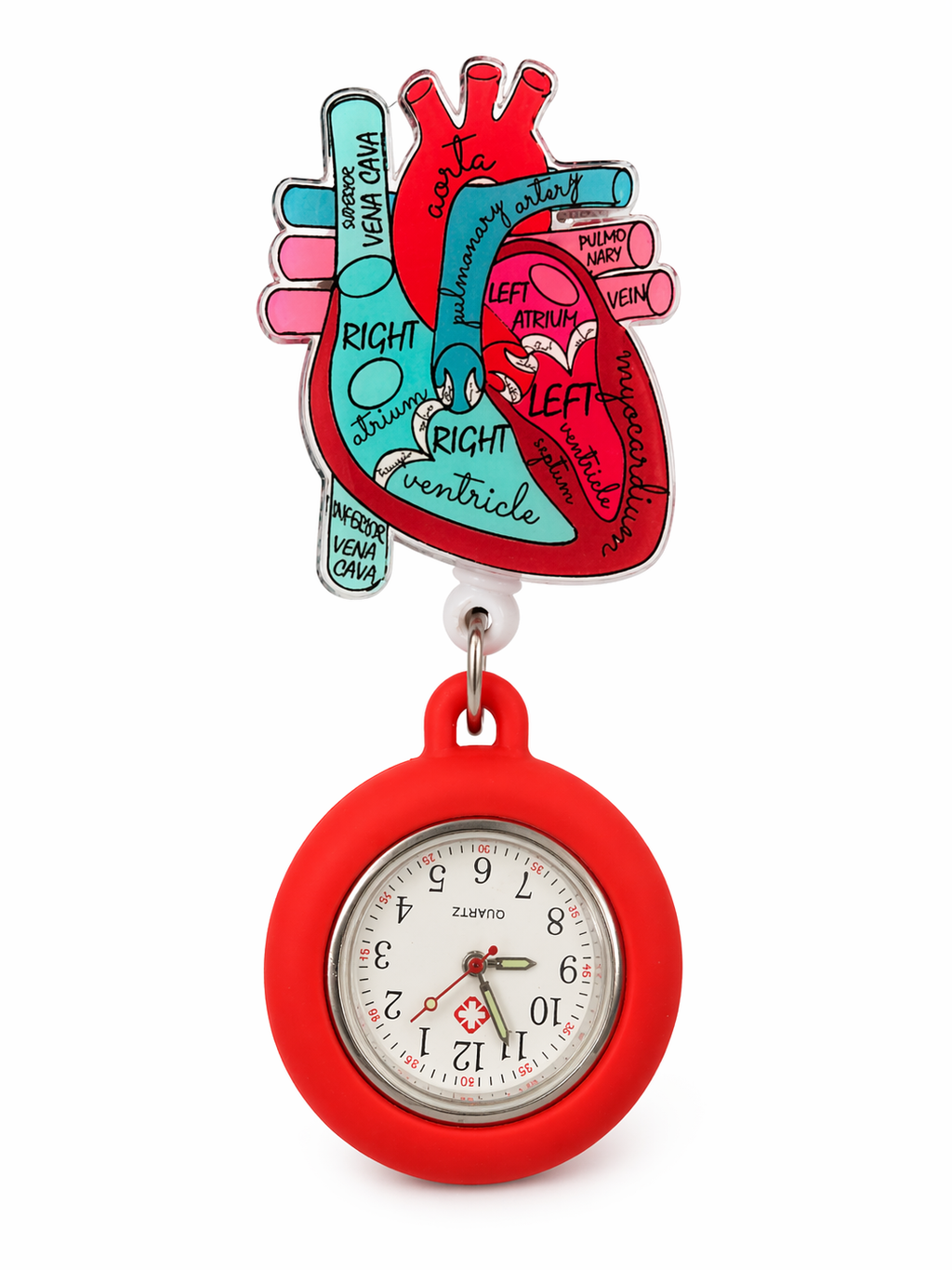 Cardio Care Clock Badge Reel