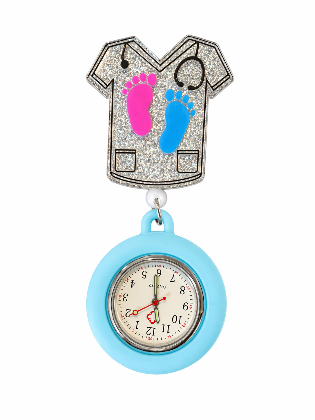 Baby Steps Clock Badge Reel