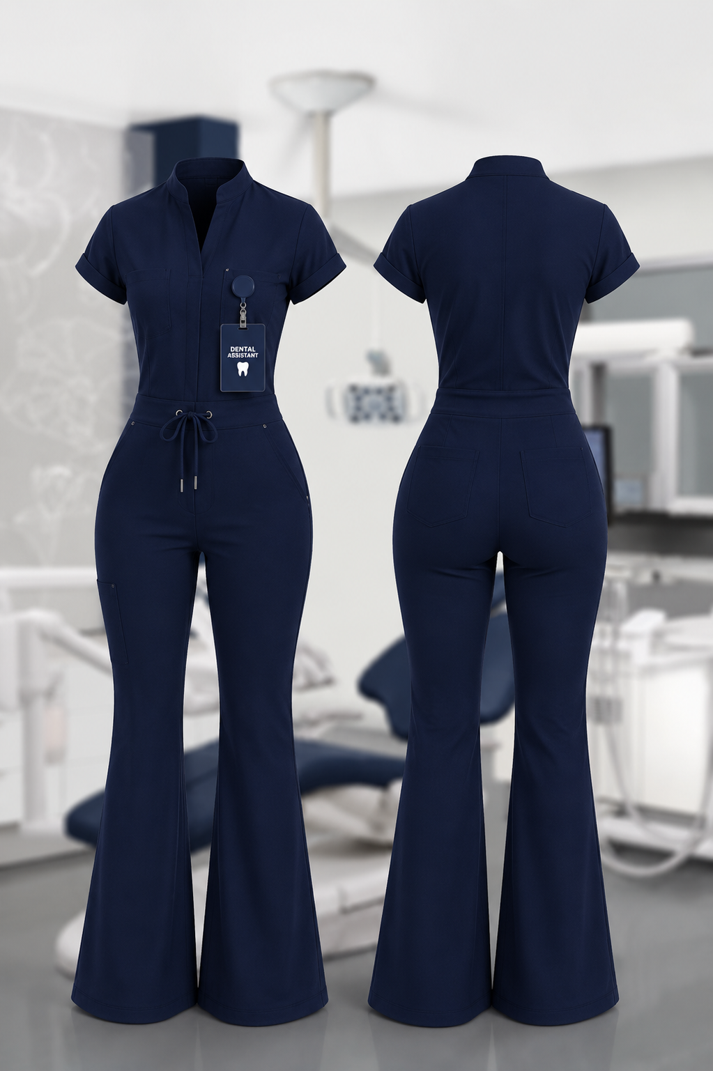 Scrubology Flare Jumpsuit (PREORDER)