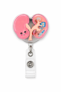 Nephro Nurse Charm Badge Reel