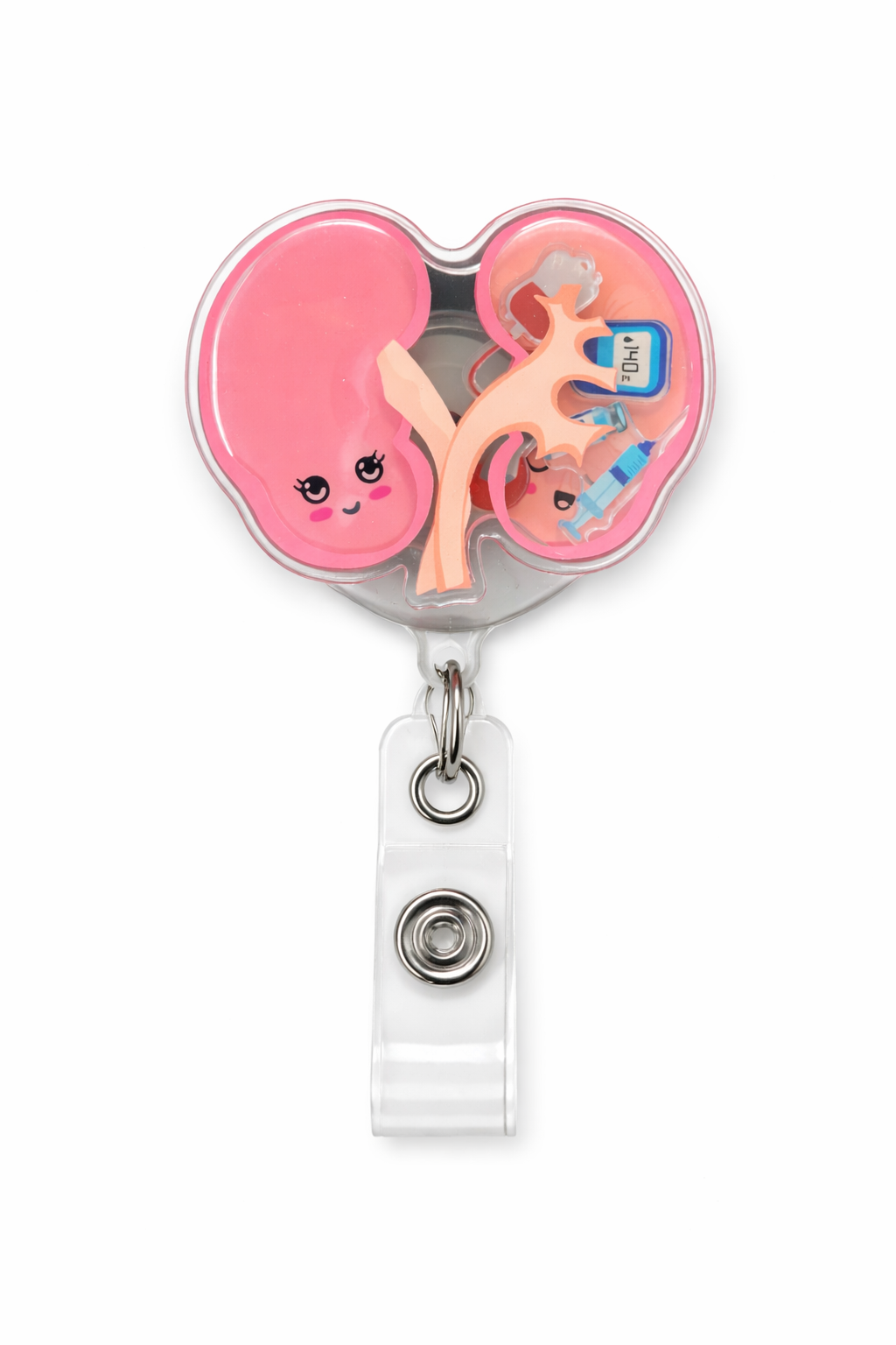 Nephro Nurse Charm Badge Reel