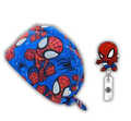 Hero Mode Active Scrub Cap & Badge Reel Set