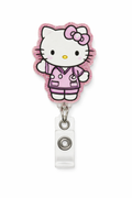 Pink Pulse Kitty Badge Reel