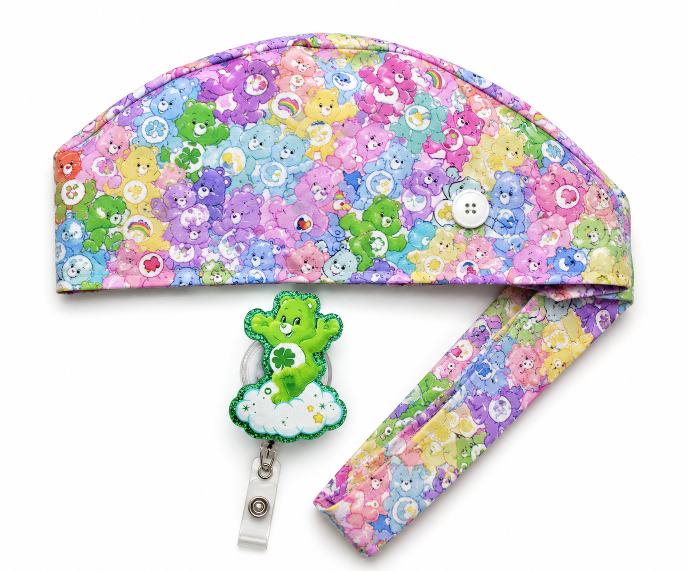 Care & Comfort Scrub Cap & Badge Reel Set