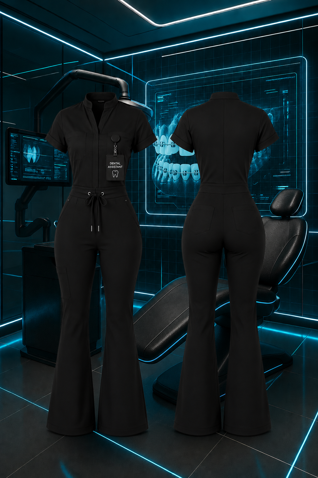 Scrubology Flare Jumpsuit (PREORDER)
