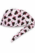 Midnight Kitty Scrub Cap